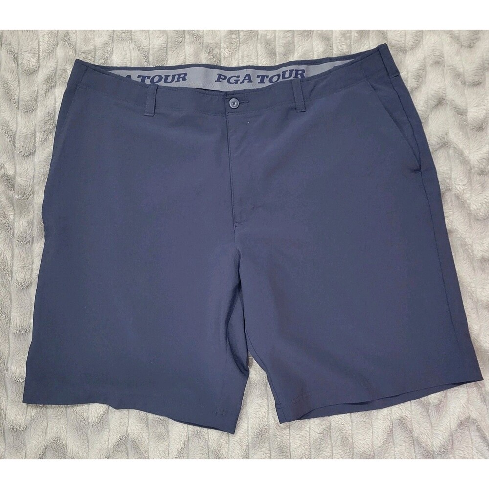 PGA Tour Mens Size 42 Dark Blue Golf Walking Shorts